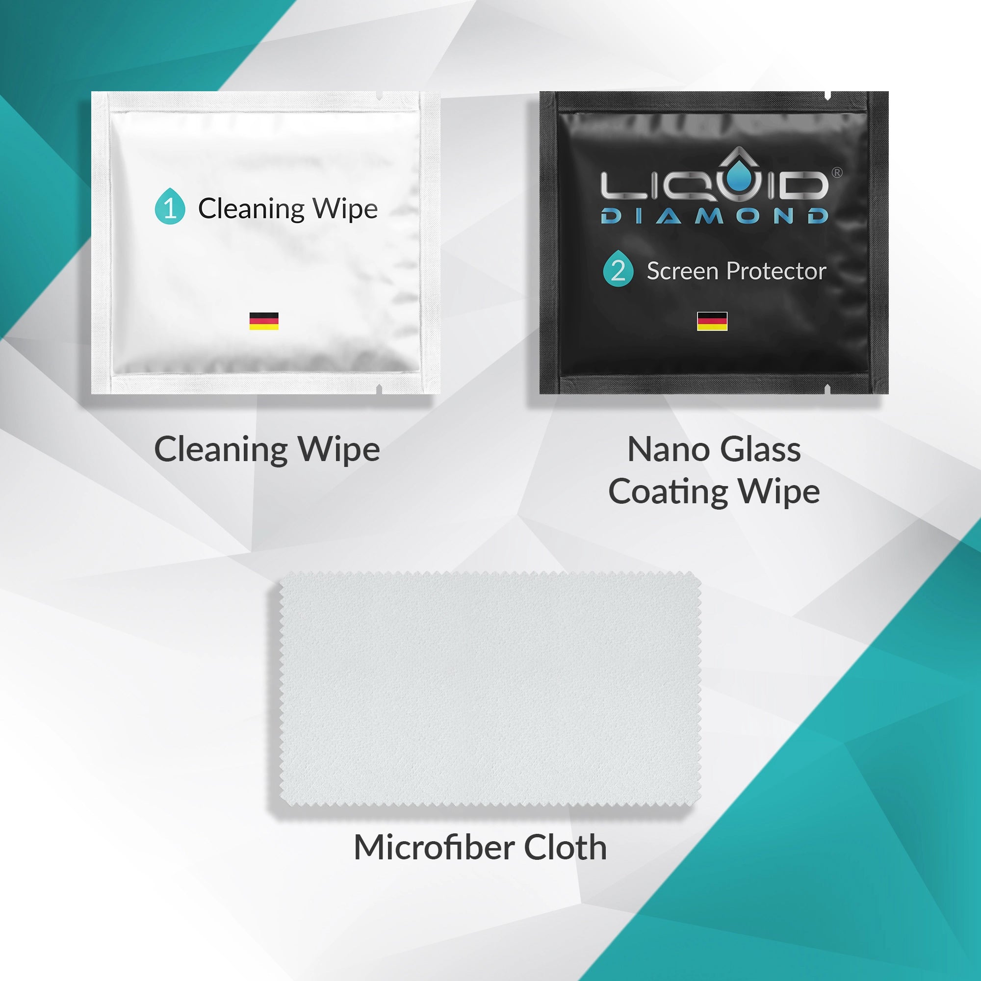 LIQUID DIAMOND Protector Wipe On Nano Protection for All Devices