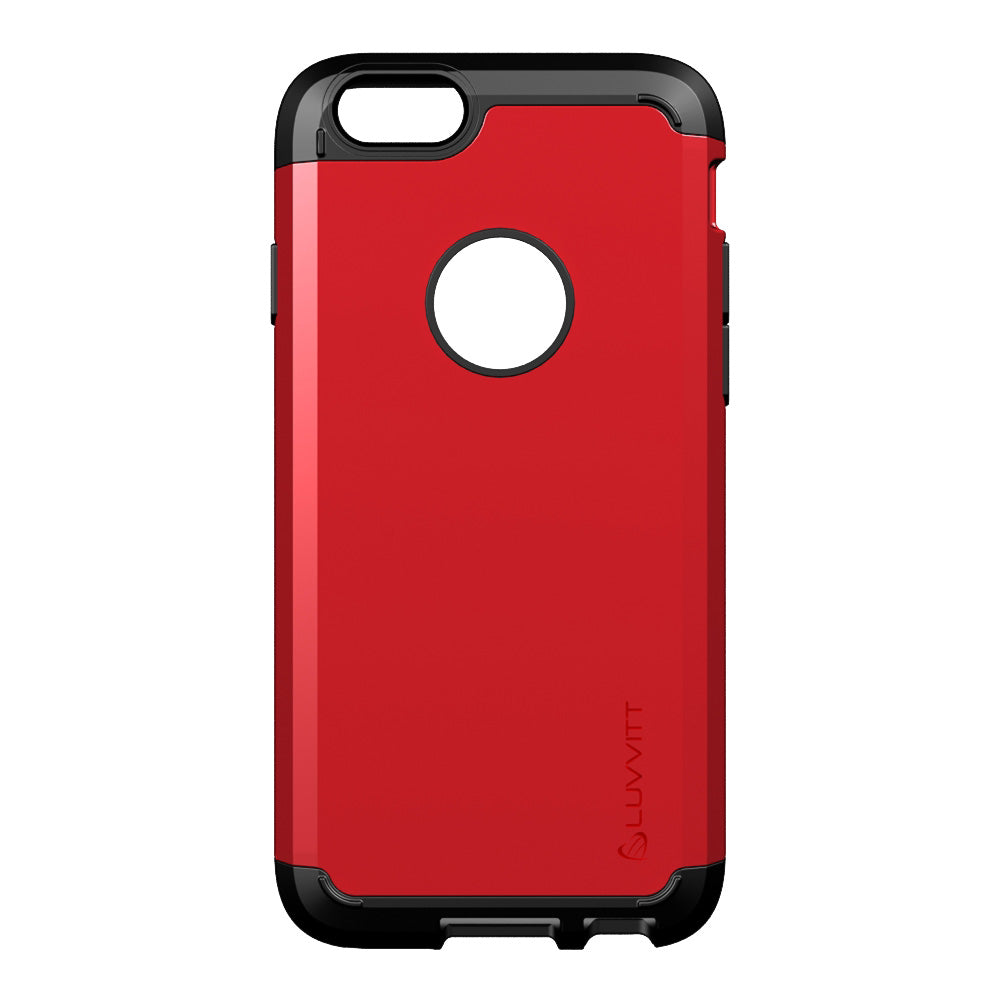 LUVVITT ULTRA ARMOR iPhone 6 / 6S Case | Dual Layer Back Cover - Red