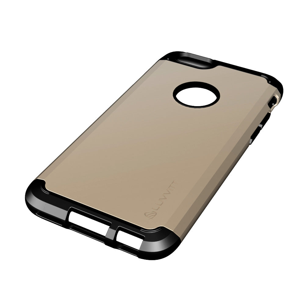 LUVVITT ULTRA ARMOR iPhone 6 / 6S Case | Dual Layer Back Cover - Gold