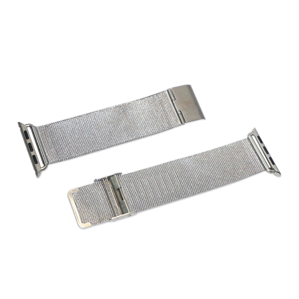 LUVVITT Stainless Steel Apple Watch Band Milanese Loop 42mm (LUV-1016) -Silver