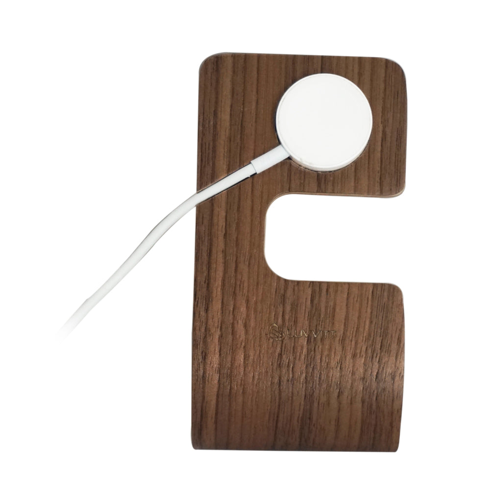 LUVVITT ARC Apple Watch Wood Charging Stand / Docking Station (LUV-1032)