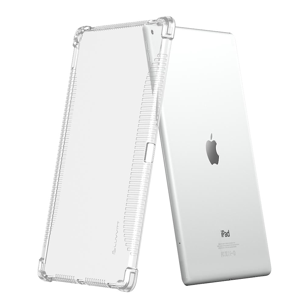 LUVVITT CLEAR GRIP Soft Skin TPU Rubber Back Cover for iPad Pro 9.7 inch - Clear