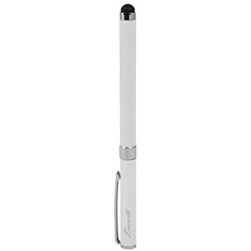 LUVVITT JOT MASTER Stylus and Ink Pen Duo for iPad, iPhone, iPod Touch (White)