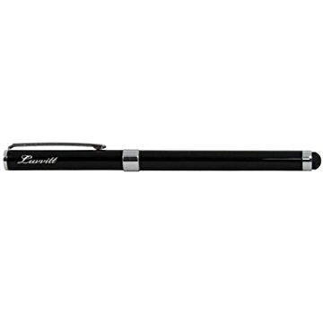 LUVVITT JOT MASTER Stylus and Ink Pen Duo for iPad, iPhone, iPod Touch (Black)