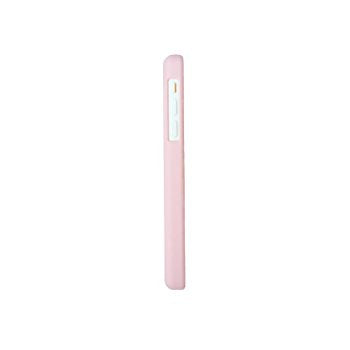 LUVVITT SKINNY Matte Slim Hard Case Back Cover for iPhone 5C with Holes - Pink