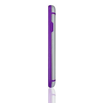LUVVITT HYBRID Case / Cover for GalaxyS4 - Clear / Purple