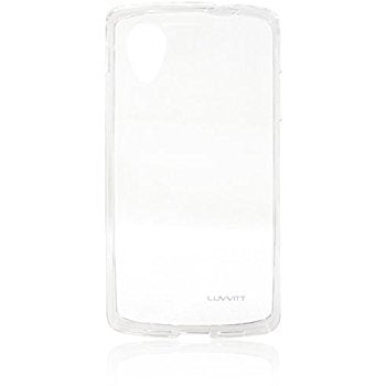 LUVVITT CLEARVIEW Hybrid Slim Case / Back Cover for Google Nexus 5 - Clear