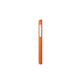 LUVVITT SKINNY Matte Slim Hard Case Back Cover for iPhone 5C w/Holes - Orange