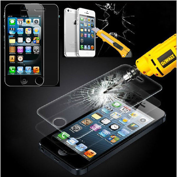 LUVVITT TEMPERED GLASS Screen Protector for iPhone 5 / 5S / 5C - Crystal Clear