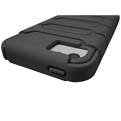 LUVVITT ARMOR SHELL Double Layer Shock Absorbing Case for iPhone 5C - Black