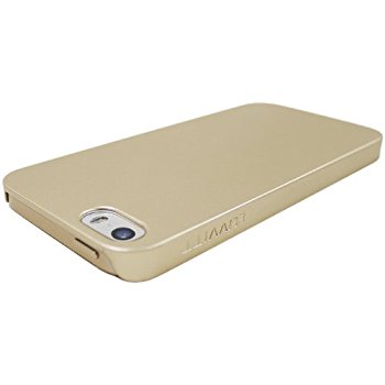LUVVITT CRYSTAL VIEW Hard Shell Anti-Scratch Case for iPhone 5 / 5S - Gold