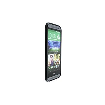 LUVVITT CLEARVIEW HTC One M8 Case | Transparent Case / Cover - Clear | Black