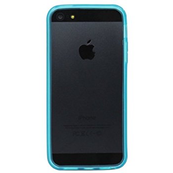 LUVVITT Bumper for iPhone 5 (Retail Packaging) - Transparent Blue