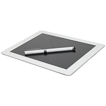 LUVVITT JOT MASTER Stylus and Ink Pen Duo for iPad, iPhone, iPod Touch (White)