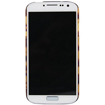 LUVVITT LEOPARD Hard Shell Transparent Case for Samsung Galaxy S4 - Gold