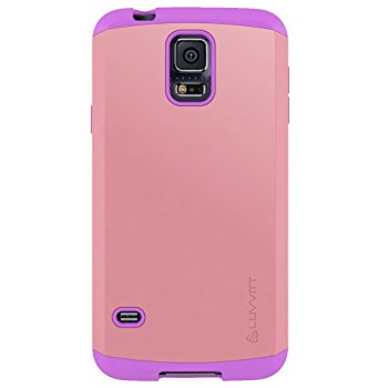 LUVVITT ULTRA ARMOR Galaxy S5 Case | Double Layer Case - Pink / Purple