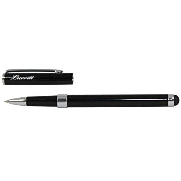 LUVVITT JOT MASTER Stylus and Ink Pen Duo for iPad, iPhone, iPod Touch (Black)