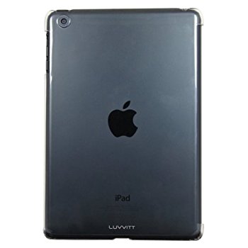 LUVVITT CRISTAL Case Smart Cover Compatible Hard Cover for iPad MINI 1/2 Clear