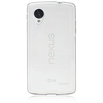 LUVVITT CLEARVIEW Hybrid Slim Case / Back Cover for Google Nexus 5 - Clear