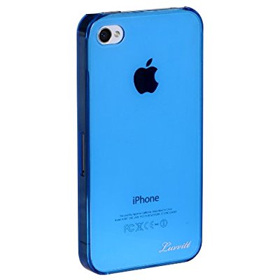LUVVITT CRYSTAL VIEW UltraSlim Crystal Case for iPhone 4 & 4S - Blue