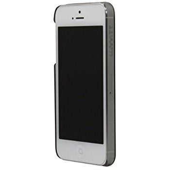 LUVVITT CRYSTAL VIEW Hard Shell Back Hard Case for iPhone 5 / 5S Clear Black
