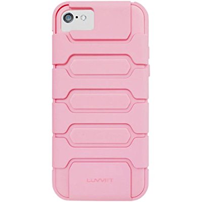 LUVVITT ARMOR SHELL Double Layer Shock Absorbing Case for iPhone 5C - Pink