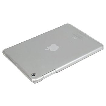 LUVVITT CRISTAL Case Smart Cover Compatible Hard Cover for iPad MINI 1/2 Clear