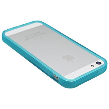 LUVVITT Bumper for iPhone 5 (Retail Packaging) - Transparent Blue