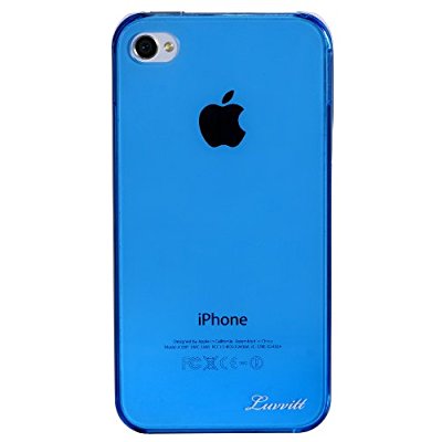 LUVVITT CRYSTAL VIEW UltraSlim Crystal Case for iPhone 4 & 4S - Blue
