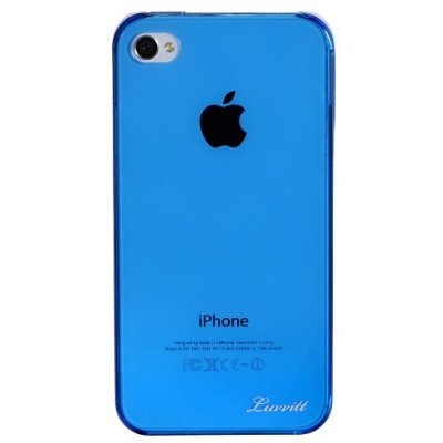 LUVVITT CRYSTAL VIEW UltraSlim Crystal Case for iPhone 4 & 4S - Blue