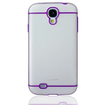 LUVVITT HYBRID Case / Cover for GalaxyS4 - Clear / Purple
