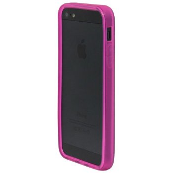 LUVVITT Bumper for iPhone 5 (Retail Packaging) - Transparent Pink