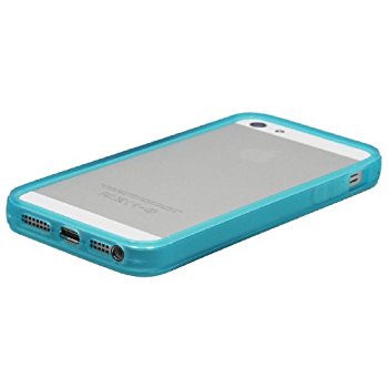 LUVVITT Bumper for iPhone 5 (Retail Packaging) - Transparent Blue