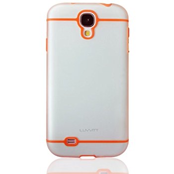 LUVVITT HYBRID Case / Cover for GalaxyS4 - Clear / Orange