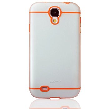 LUVVITT HYBRID Case / Cover for GalaxyS4 - Clear / Orange