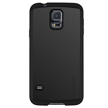 LUVVITT ULTRA ARMOR Galaxy S5 Case | Double Layer Shock Absorbing Case - Black