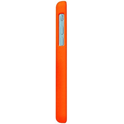 LUVVITT SKINNY Matte Slim Hard Case Back Cover for Apple iPhone 5C - Orange