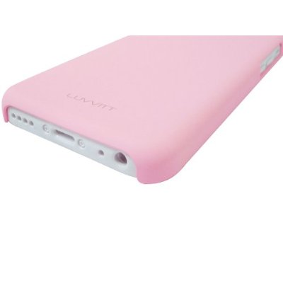 LUVVITT SKINNY Matte Slim Hard Case Back Cover for Apple iPhone 5C - Pink