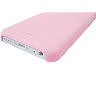 LUVVITT SKINNY Matte Slim Hard Case Back Cover for Apple iPhone 5C - Pink