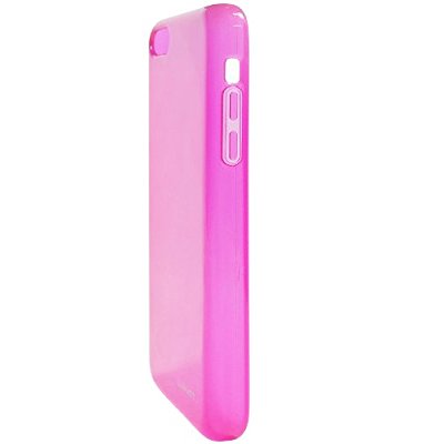 LUVVITT FROST Soft Slim TPU Case / Cover for iPhone 5C - Transparent Pink