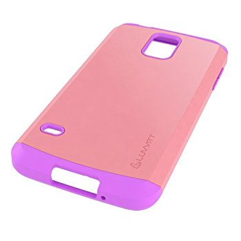 LUVVITT ULTRA ARMOR Galaxy S5 Case | Double Layer Case - Pink / Purple