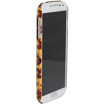 LUVVITT LEOPARD Hard Shell Transparent Case for Samsung Galaxy S4 - Gold
