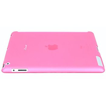 LUVVITT DOLCE Smart Cover Compatible TPU Case (BACK COVER) for iPad 2/3/4 Pink
