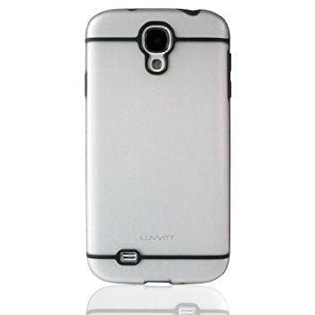 LUVVITT HYBRID Transparent Case / Cover for GalaxyS4 - Clear / Gray
