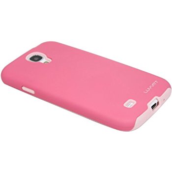 LUVVITT ARMOR SHELL Dual Layer Shock Absorbing Case for Samsung Galaxy S4 Pink