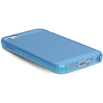 LUVVITT FROST Soft Slim Clear Case / Back Cover for iPhone 5 / 5S - Blue