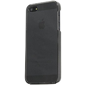 LUVVITT CRYSTAL VIEW Hard Shell Back Hard Case for iPhone 5 / 5S Clear Black