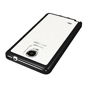 LUVVITT CRYSTAL VIEW Case for Galaxy Note 4 / Slim Back Cover - Clear / Black
