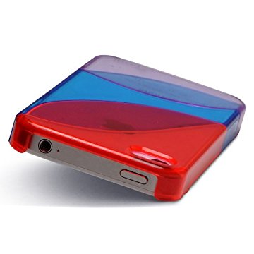 LUVVITT LEAF Case for iPhone 4 & 4S - Red/Blue/Purple