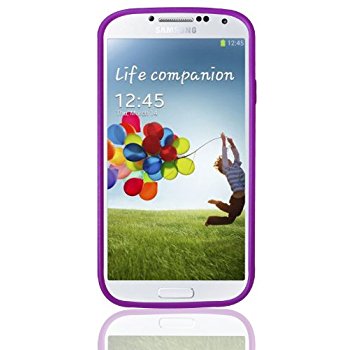 LUVVITT HYBRID Case / Cover for GalaxyS4 - Clear / Purple